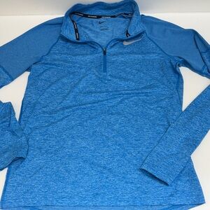 Nike Light Blue Quarter-Zip Top